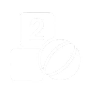 Ícono de casa con utensilios de cocina en blanco y negro, representando la venta de artículos del hogar, mascotas y juguetes